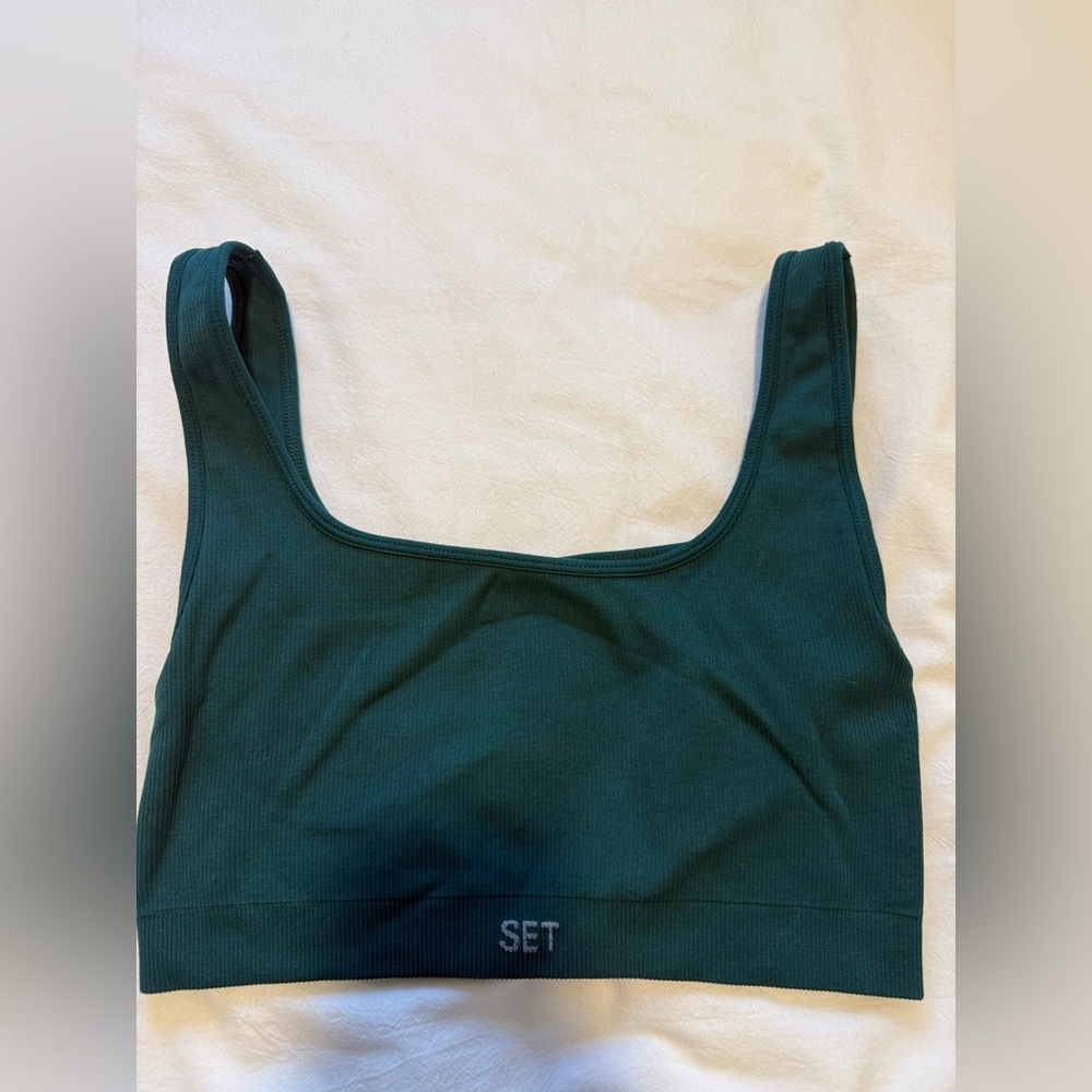 SET Active Deep Green Sports Bra